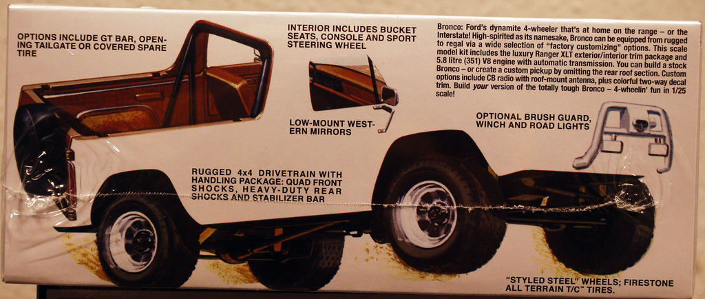 AMT 1304 1978 Ford Bronco 4x4 Wild Hoss 1:25  neu 2023 Bausatz