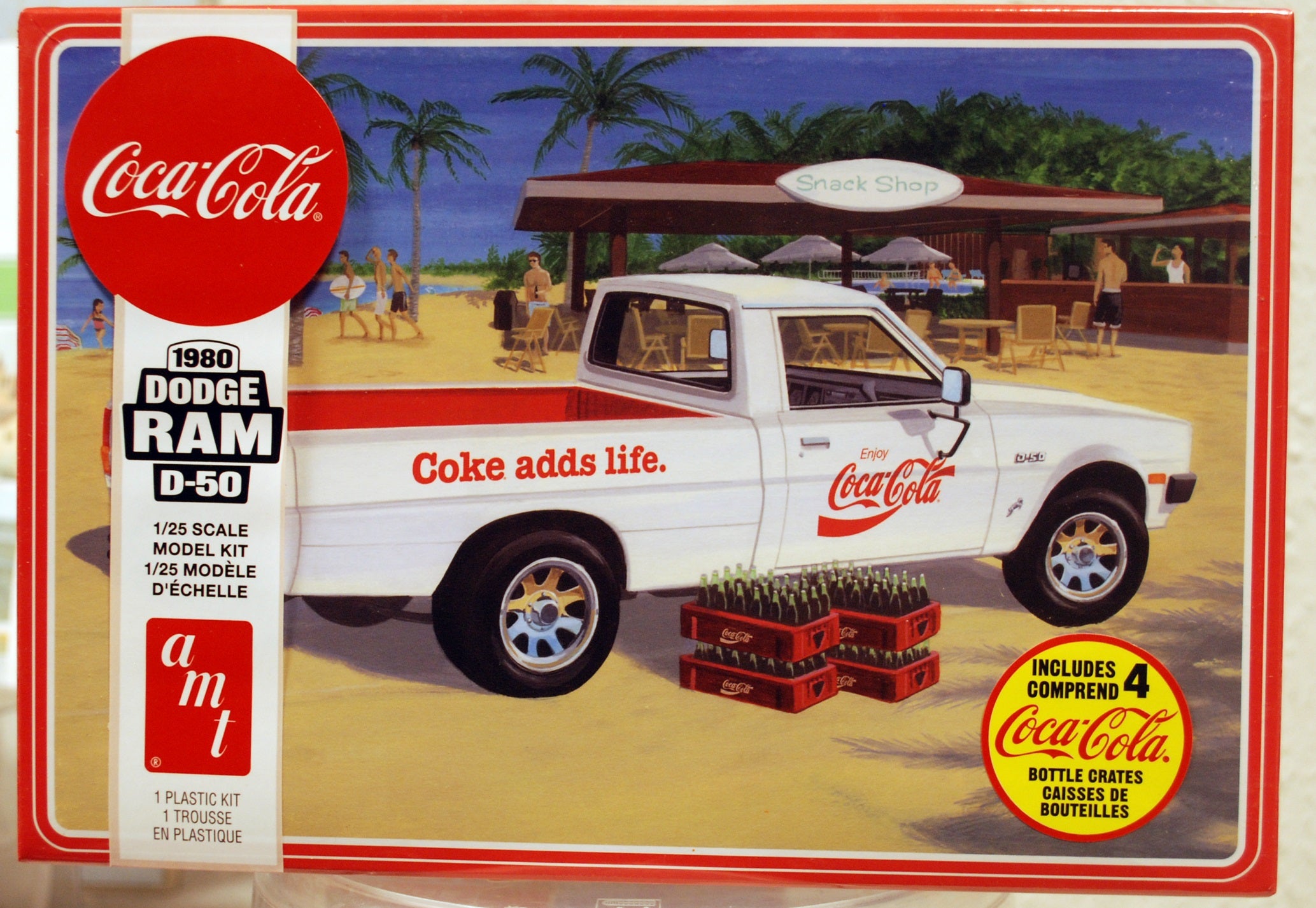 AMT 1306 1980 Dodge Ram D 50 Pickup Coca-Cola 1:25