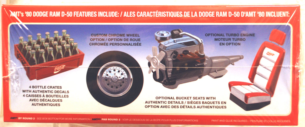 AMT 1306 1980 Dodge Ram D 50 Pickup Coca-Cola 1:25