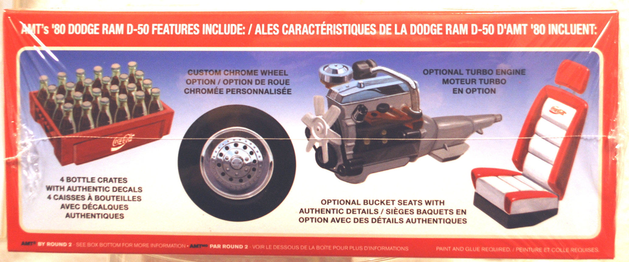 AMT 1306 1980 Dodge Ram D 50 Pickup Coca-Cola 1:25