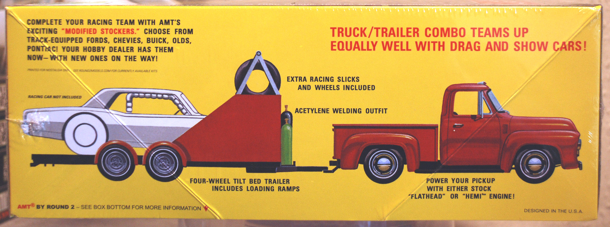 AMT 1310 1953 Ford Pickup & Trailer & Accessories 1:25