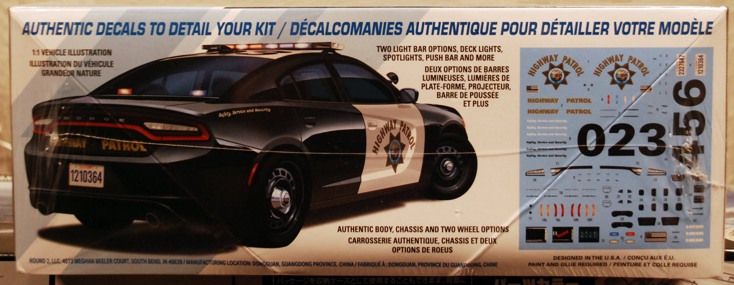 AMT 1324 2021 Dodge Charger Pursuit Police Car 1:25 New Tool