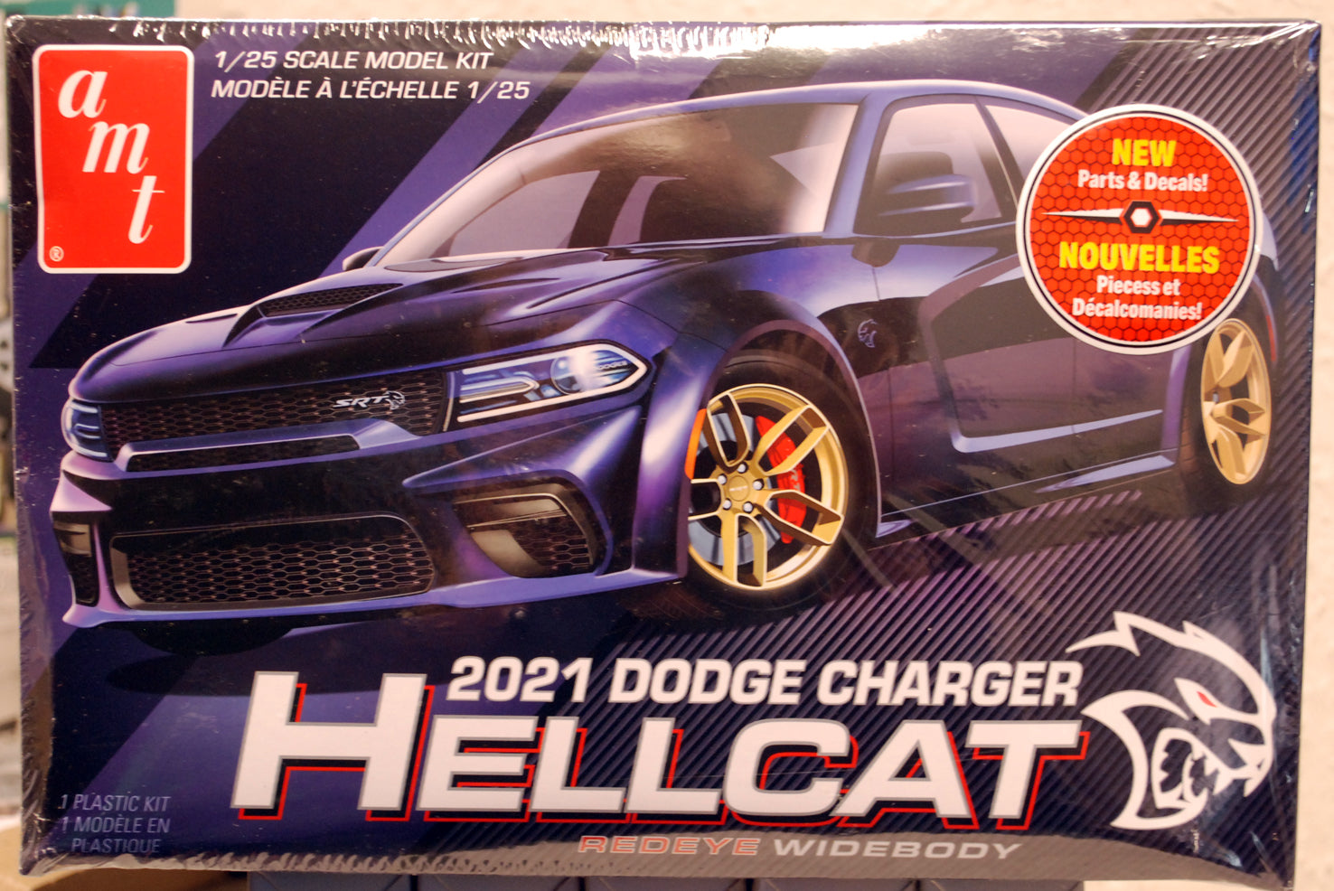 AMT 1325 2021 Dodge Charger Hellcat Redeye 1:25 New Tool