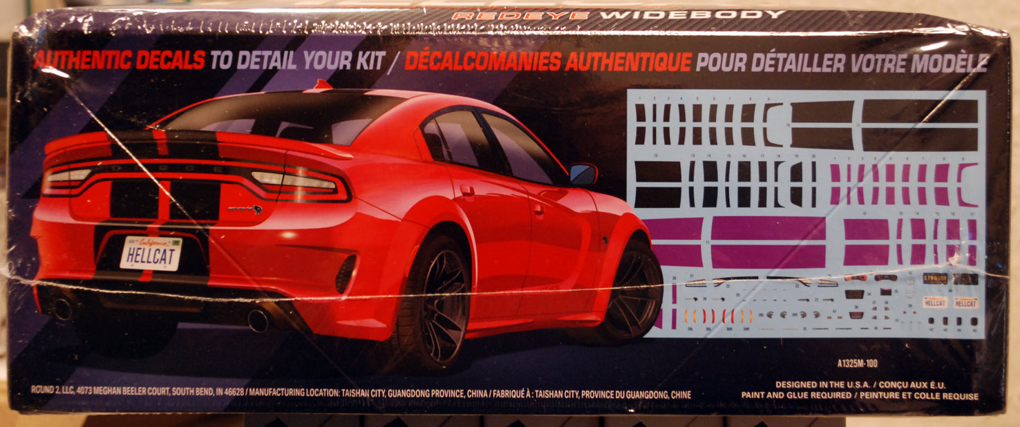 AMT 1325 2021 Dodge Charger Hellcat Redeye 1:25 New Tool