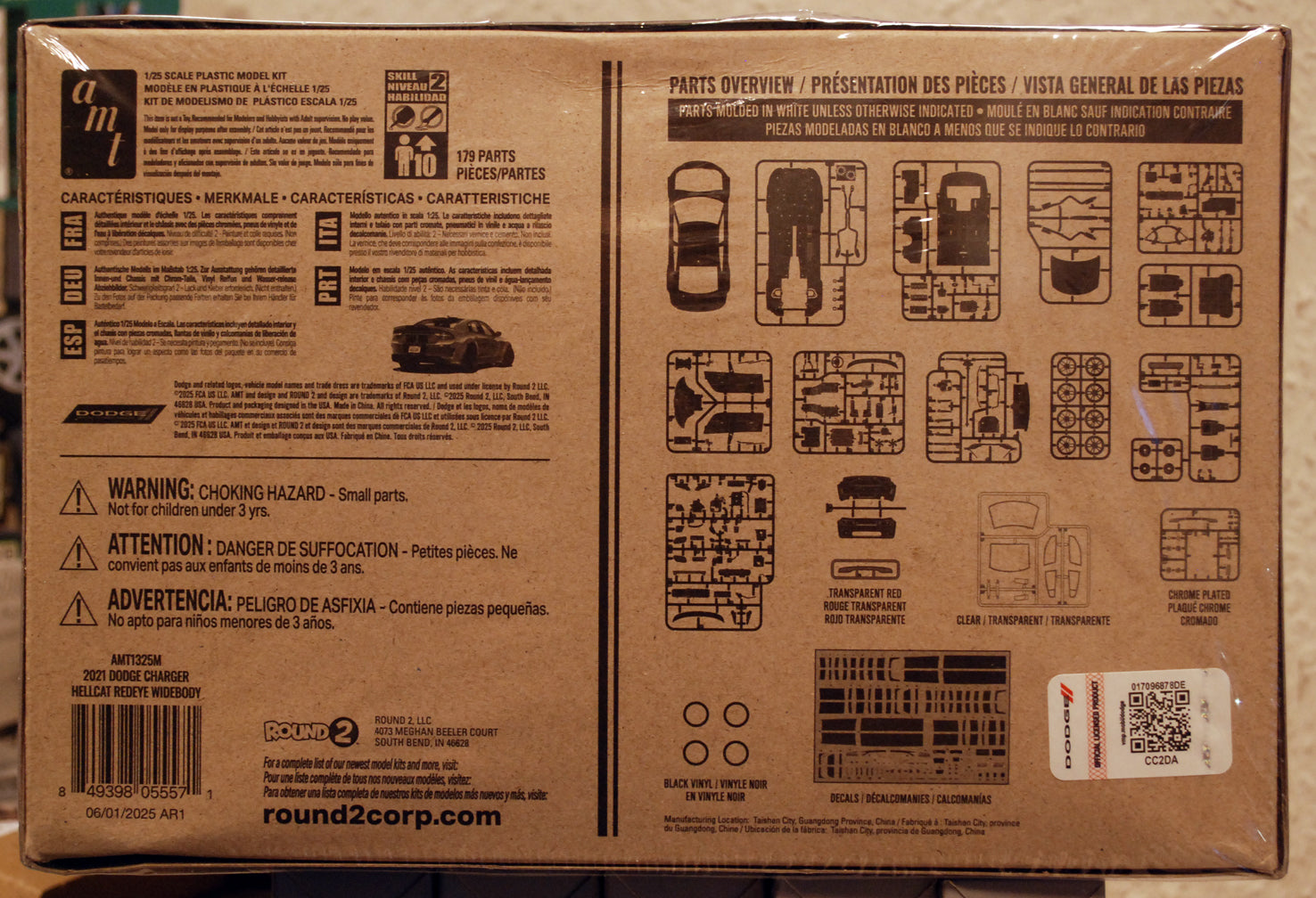 AMT 1325 2021 Dodge Charger Hellcat Redeye 1:25 New Tool