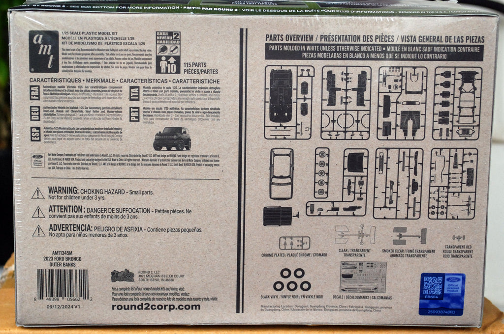 AMT 1345 2023 Ford Bronco Outer Banks 1:25 ganz neu 2024