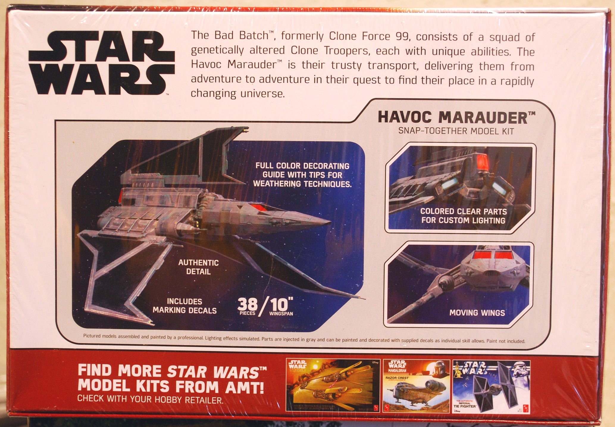 AMT 1348 Star Wars The Bad Batch Havoc Marauder 1:144