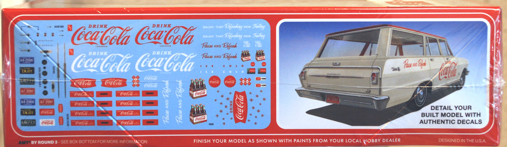 AMT 1353 1963 Chevrolet II Nova Station Wagon Coca-Cola 1:25