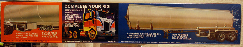 Fruehauf Tanker Semi Trailer GULF 1:25 AMT 1354 wieder neu 2023