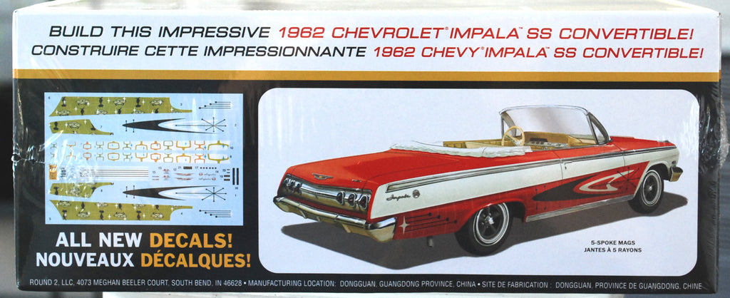 AMT 1355 1962 Chevrolet Impala SS Convertible 1 1:25 wieder neu 2023