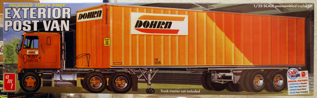 Fruehauf  Forty Foot Exterior Post Van 1:25 AMT 1357 wieder neu 2023