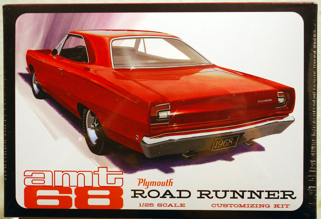 1968 Plymouth Roadrunner 2´n1 Kit 1:25 AMT 1363 wieder neu 2023 wieder neu