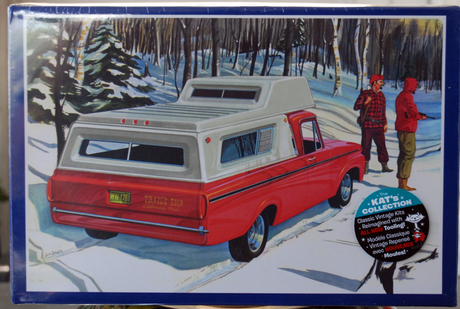 AMT 1412 1963 Ford F 100 Pickup Camper Truck 1:25 Bausatz neu 2024