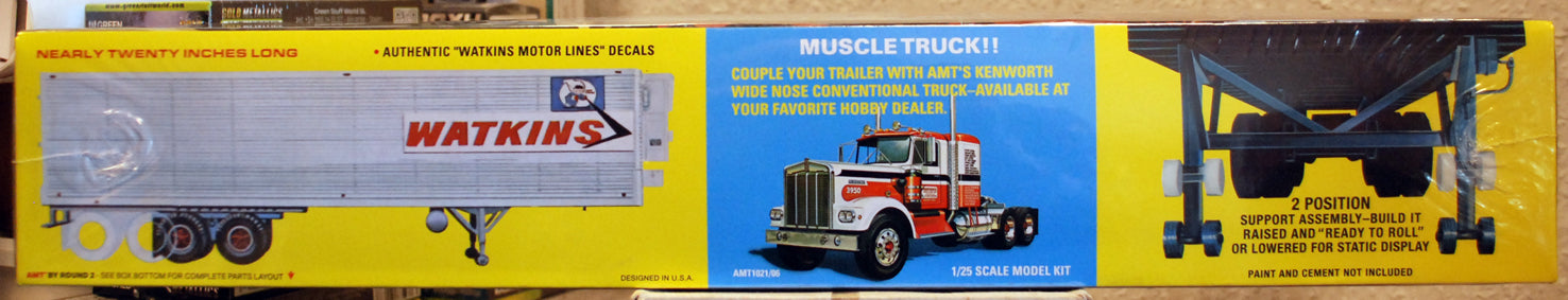 AMT 1421 Fruehauf FB 40' Reefer Trailer 1:25  wieder neu 2024