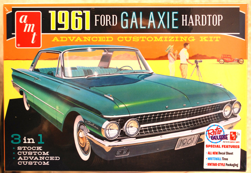 AMT 1430 1961 Ford Galaxie Hardtop 3´n1 1:25 Bausatz wieder neu 2024