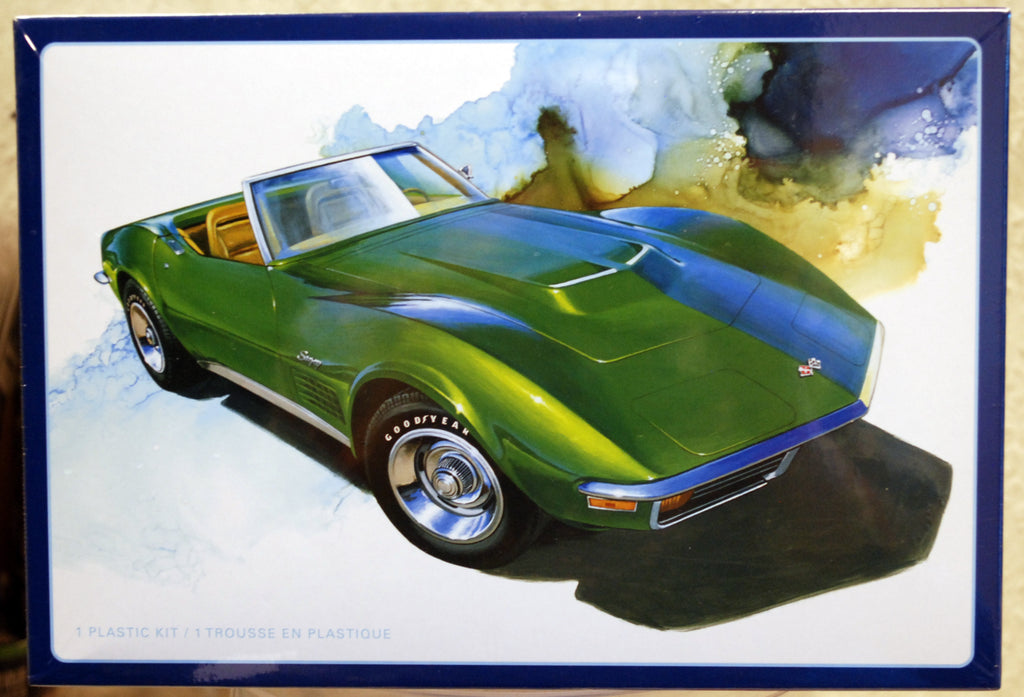 AMT 1437 1972 Chevrolet Corvette Convertible 1:25 Bausatz wieder neu 2024