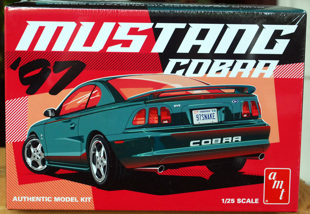 AMT 1494 1997 Ford Mustang Cobra 1:25  Bausatz Wiederauflage 2025