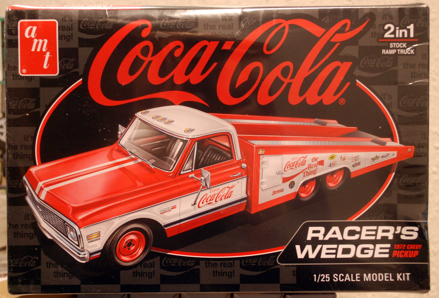 AMT 1506 1972 Chevrolet Pickup Racers Wedge Coca Cola 2´n1 1:25  wieder neu 2025