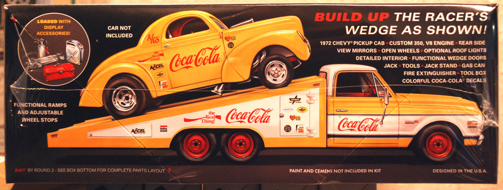 AMT 1506 1972 Chevrolet Pickup Racers Wedge Coca Cola 2´n1 1:25  wieder neu 2025