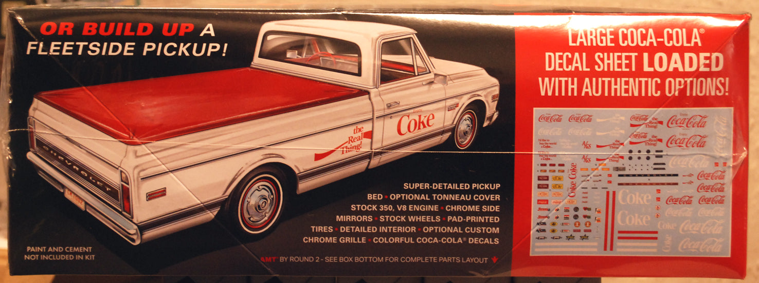 AMT 1506 1972 Chevrolet Pickup Racers Wedge Coca Cola 2´n1 1:25  wieder neu 2025