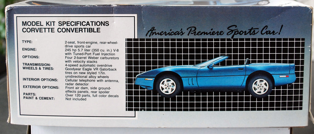 AMT 6266 1986 Chevrolet Corvette C4 Convertible 1:25 Bausatz