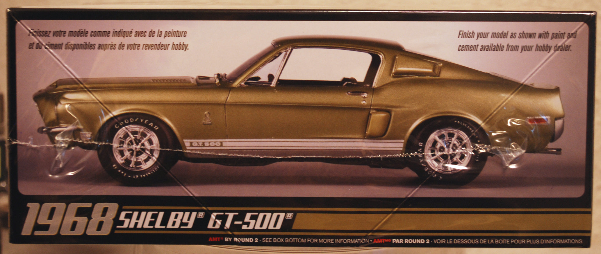 AMT 634 1968 Ford Mustang Shelby GT 500 1:25
