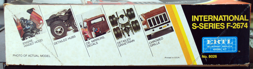 AMT 8026 1978-89 IHC International S-Series F-2674 Non-Sleeper 1:25 sehr selten