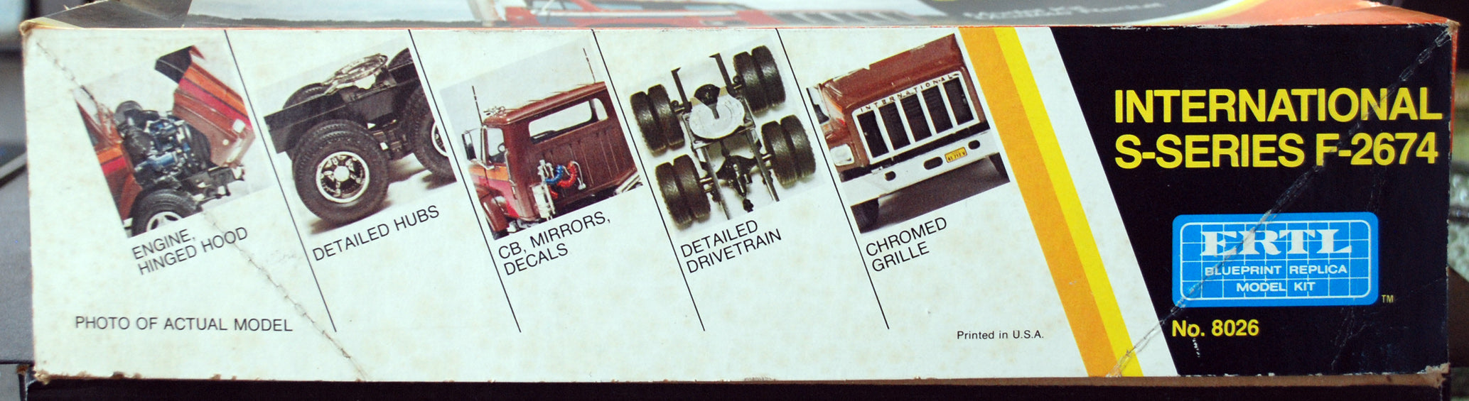 AMT 8026 1978-89 IHC International S-Series F-2674 Non-Sleeper 1:25 sehr selten