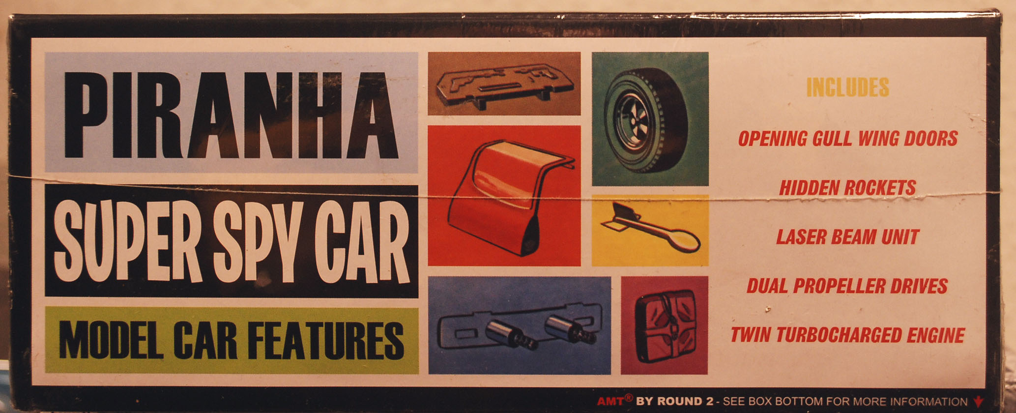 AMT 900 1967 Piranha Super Spy Car The Man from U.N.C.L.E 1:25