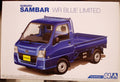 Aoshima 051559 2011 Subaru Sambar WR Blue Ltd. 1:24