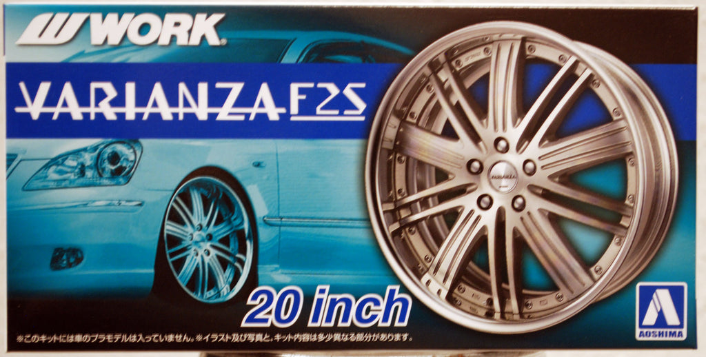 Aoshima 053836 Work Varianza F2S 20" inkl. Reifen 1:24 # 50