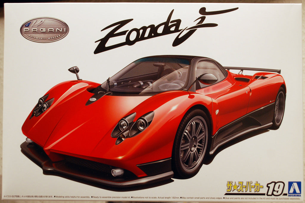 Aoshima 056035 2005 Pagani Zonda F 1:24