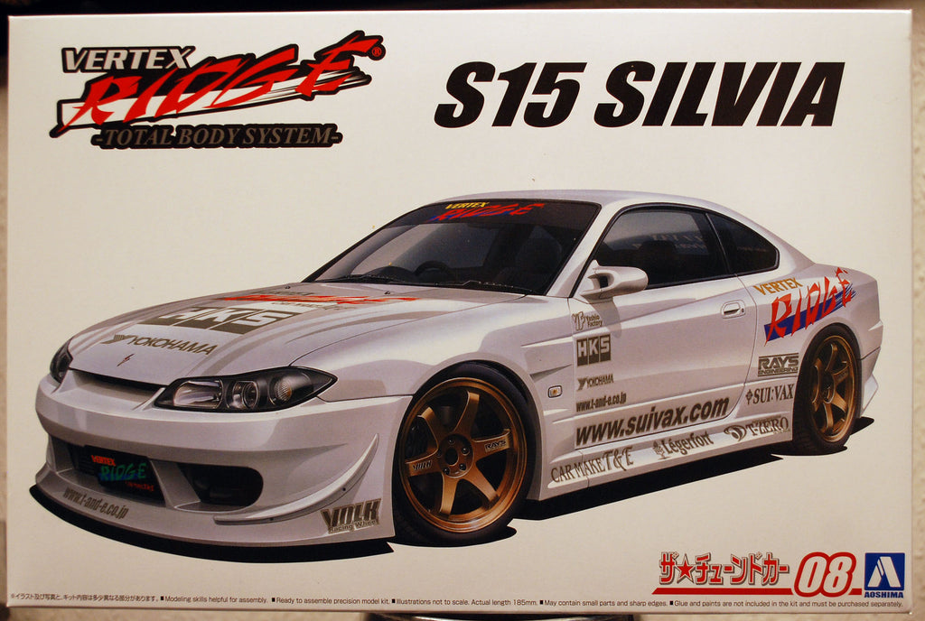 Aoshima 058381 1999 Nissan Silvia S 15 / PS15  Vertex Ridge JDM 1:24