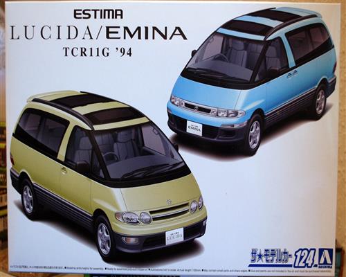 Aoshima 061350 1994 Toyota Estima TCR11G Lucida Emina JDM 1:24