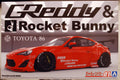 Aoshima 200872 2012 Toyota 86 GReddy & Rocket Bunny Enkei Linksstrg. JDM 1:24