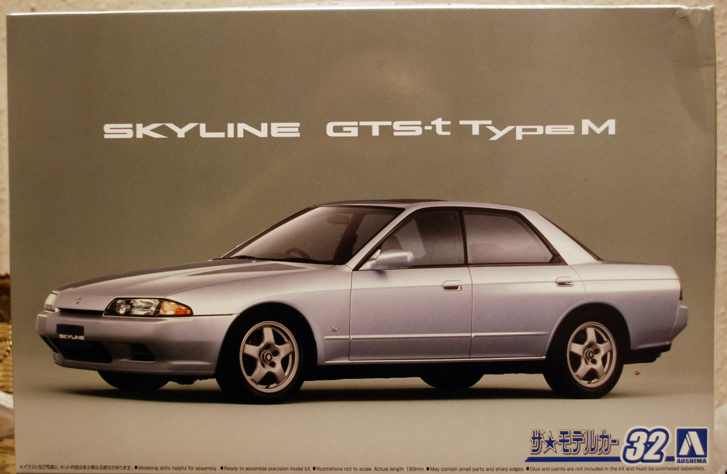Aoshima 062104 1989 Nissan Skyline HCR32 GTS-t Type M 1:24 JDM