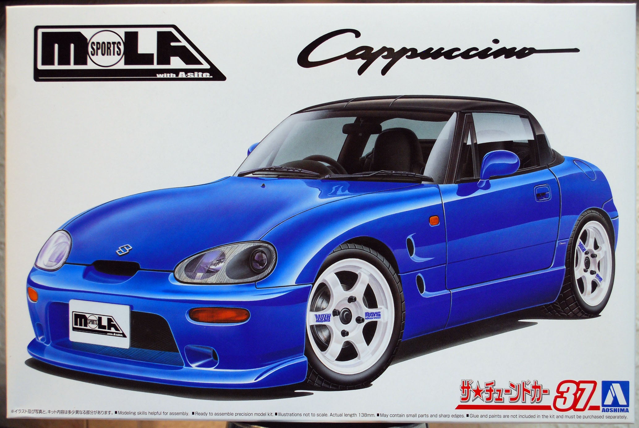 Aoshima 062340 1991 Suzuki Cappuccino MOLA Sports JDM 1:24