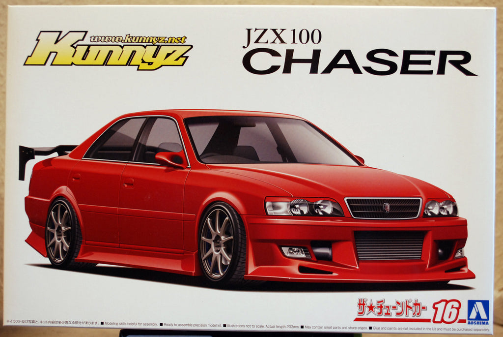 Aoshima 063101 1998 Toyota Chaser JZX 100 Kunnyz JDM 1:24