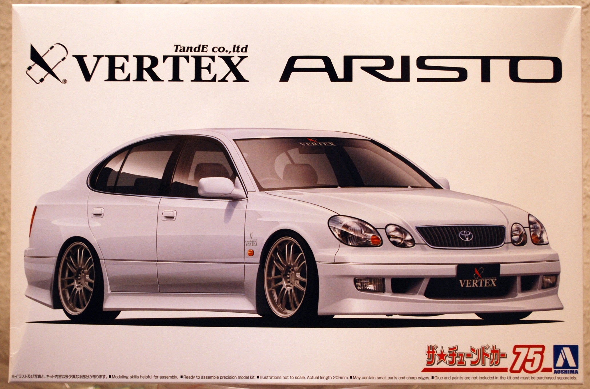 Aoshima 064009 2000 Toyota Aristo Lexus GS Vertex JDM 1:24
