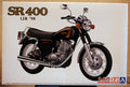 Aoshima 064986 1998 Yamaha SR 400 S 1JR 1:12 Motorrad Bike Bausatz