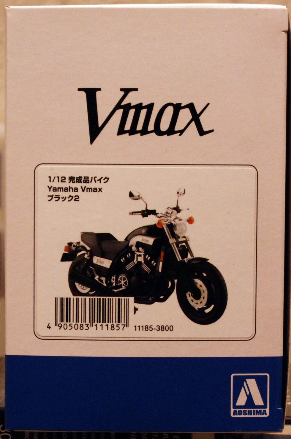 Aoshima 111857 Yamaha Vmax black Fertigmodell 1:12