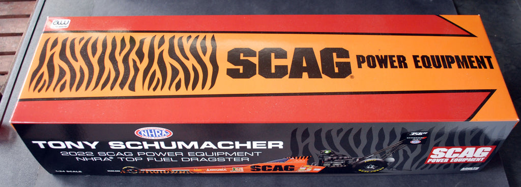 Autoworld AWN009 2022 SCAG Power Equipment NHRA Top Fuel Tony Schumacher 1:24