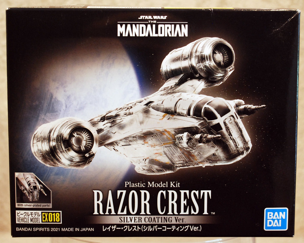 Bandai 617958 Star Wars The Mandalorian Razor Crest Silver Coating Vers. 1:144