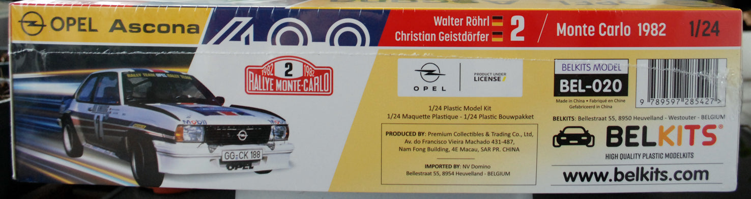 Belkits 020 1982 Opel Ascona 400 Rallye Monte Carlo 1:24 neu 2024