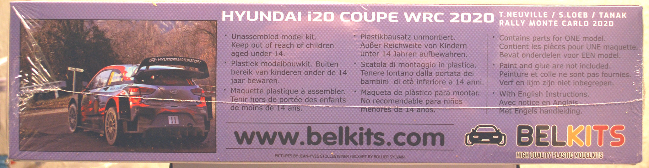 Belkits 021 2020 Hyundai I20 Monte Carlo T.Neuville/N. Gilsoul 1:24