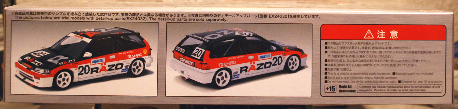 Beemax 24032 1989 Honda Civic EF 3 Nr. 20  Gr. A Räzo 1:24