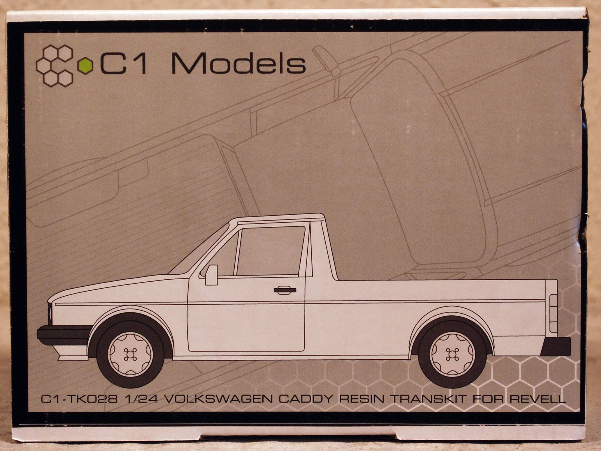 1979 Volkswagen Golf I Caddy 1:24 Transkit für Revell Golf C1Models tk028