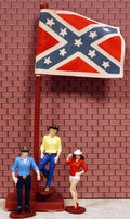 Cartrix L015 Dukes of Hazzard Set Daisy, Bo und Luke & Flagge 1:43