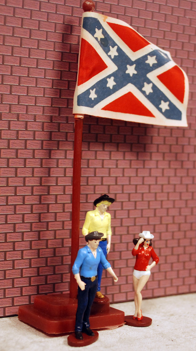 Cartrix L015 Dukes of Hazzard Set Daisy, Bo und Luke & Flagge 1:43