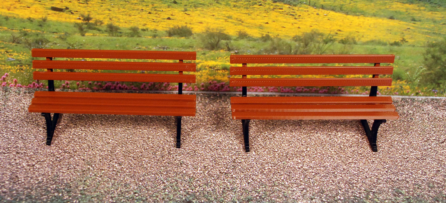 Dioramatoys DT21810 Street Benches Parkbänke Bänke 1:24